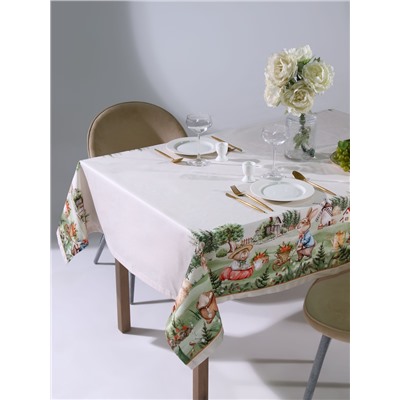 Скатерть «Этель. Кроличья ферма», 149×110 см, 100% хлопок, саржа 190 г/м²