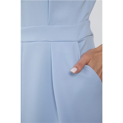 Платье с карманами Утренняя роса (голубое) П14370-16М