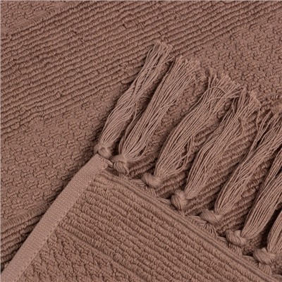 Полотенце для ног Love Life Turkish dream, 50×90 см, хлопок 100%, мокко