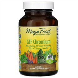 MegaFood, Хром — ФТГ, 60 таблеток