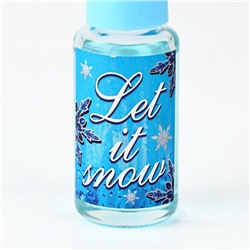 Диффузор ароматический палочки новогодний Let it snow, аромат морозный океан, 30 мл
