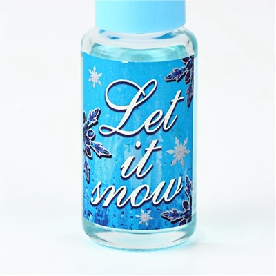Диффузор ароматический палочки новогодний Let it snow, аромат морозный океан, 30 мл