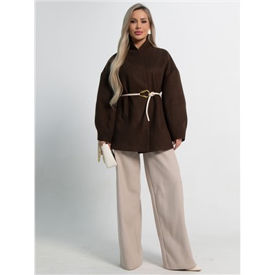 Пальто Мелания (горький шоколад) Б15185-5М