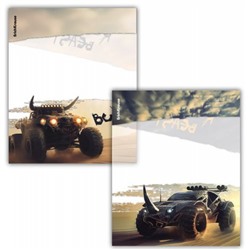 Обложка 212х347 мм для тетрадей и дневника Road Beast пластиковые набор 12 шт., ассорти 63507 ErichKrause