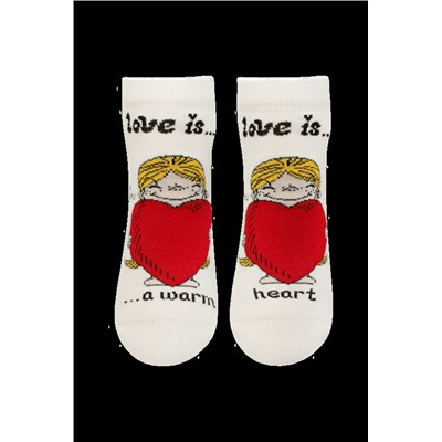 Короткие БРЕСТСКИЕ НОСКИ ЖЕНСКИЕ 1163 LOVE IS