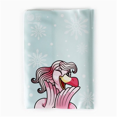 Обложка на паспорт, антистресс, Flamingo party