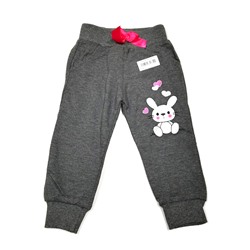 5397 Брюки для девочки футер