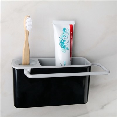 Подставка для ванных и кухонных принадлежностей, 20×9×9 см, цвет МИКС