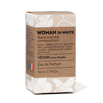 Парфюмерная вода женская Vegan Love Studio Woman In White, 50 мл (по мотивам Donna Trussadrdi (Trussardi)
