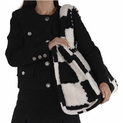 Сумка 2318S white black S-Style