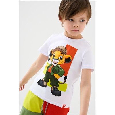 Комплект трикотажный для мальчиков: фуфайка (футболка), шорты PLAYTODAY, 1240655