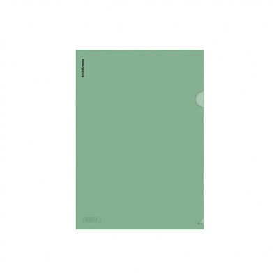 Папка-уголок (плотная)  А4 "Glossy Classic" 50154 полупрозрачная зеленая ErichKrause