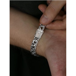 Браслет из чернёного серебра - Бисмарк, 23 см 925 пробы БРБ17023ч