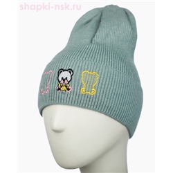 02-19-E Шапка для девочки (50-54)