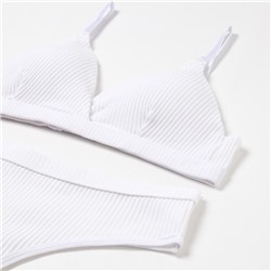 Комплект нижнего белья женский (топ, трусы) Collorista, белый, размер 44-46