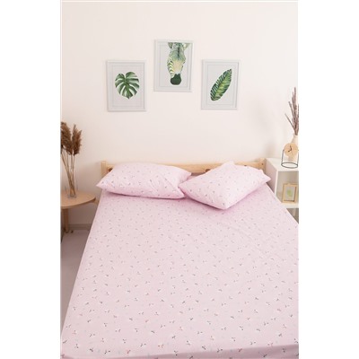 Простыня перкаль Розовое поле НАТАЛИ, 907563