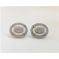 Серьги с керамикой