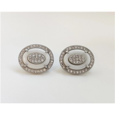 Серьги с керамикой