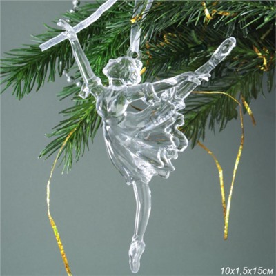 Новогоднее украшение Балерина / G1-18 /уп 200/600/