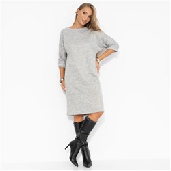 Платье с декоративными молниями, Лёгкость бытия (серое)