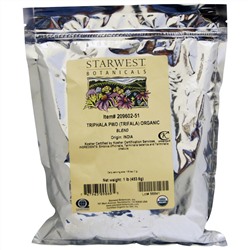 Starwest Botanicals, органическая смесь порошка трифалы, 453,6 г (1 фунт)