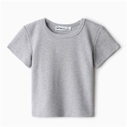 Футболка детская KAFTAN: Basic line, размер 30 (98-104 см), серая