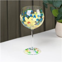 Бокал «Калиса», 600 мл, 11×21 см, стекло, разноцветный