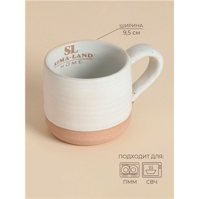 Кружка SL Home Today is your day, 430 мл, 13.5×9.5×9 см, керамика, белая