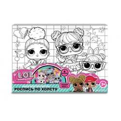 Холст для росписи 15*20см "ЛОЛ"
