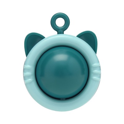 Игрушка для кошек с кошачьей мятой «Вращающийся кот», 6.9×5.5 см, голубой