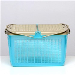 Корзина 47×36×27.5 см, бирюзовый