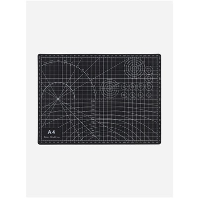 Мат для резки TEIRA, пятислойный, 30×22 см, А4, чёрный