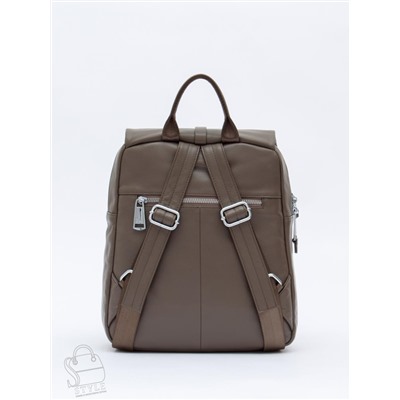 Рюкзак женский кожаный 18297 d.apricot Polina&Eiterou