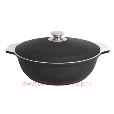 Кукмара Жаровня алюминивая ДП черный 4 л ж41ч