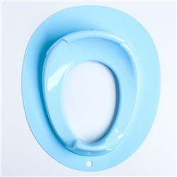 Детская накладка - сиденье на унитаз «Бамбино», голубая