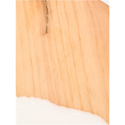 УЦЕНКА Доска разделочная авторская, с эпоксидной пищевой смолой,17×38×2.5 см, цельный кедр, рис. МИКС 7