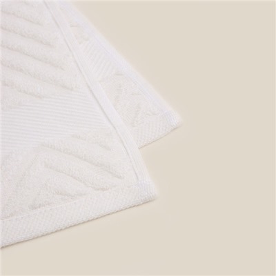 Полотенце махровое SL HOME: Geometry «Блан де Блан», 50×90 см