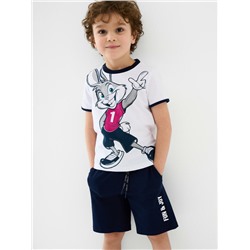 Комплект трикотажный для мальчиков: фуфайка (футболка), шорты