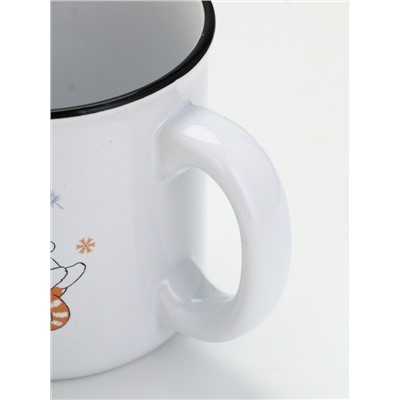 УЦЕНКА Кружка керамическая новогодняя «Замурчательного праздника», 530 мл