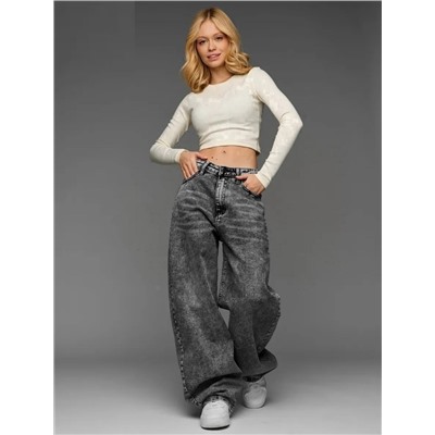 Джинсы багги