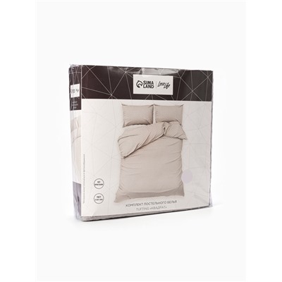 Постельное бельё 2-спальное LoveLife Tufting Квадрат, микрофибра