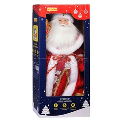 Сувенир Дед Мороз в красной шубе с мешком подарков, 40см "собс.разр."