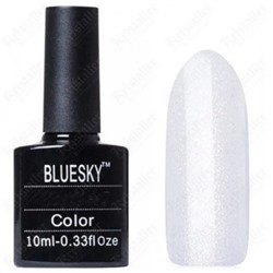Bluesky Гель-лак для ногтей / Classic 100 SH, белый с шиммером, 10 мл 6637
