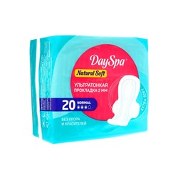 Прокладки Day Spa Natural нормал, софт, 20 шт.