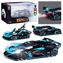 Машина "Гоночный вираж" (свет, звук, дым) в коробке