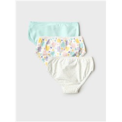 Трусы трикотажные для девочек, 3 шт в комплекте