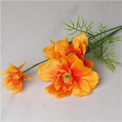 Цветок искусственный Хризантема 77 см / W01083-25 /уп 400/