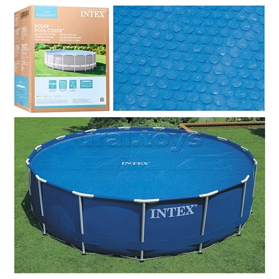 Тент на бассейн Solar Cover, подходит для 18-футовых, 28015 INTEX
