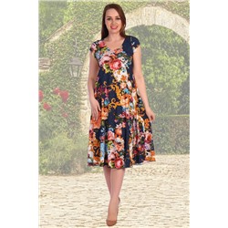 Платье Обольщение темно-синий