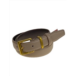 Ремень женский из искусственной кожи, цвет бежево-серый